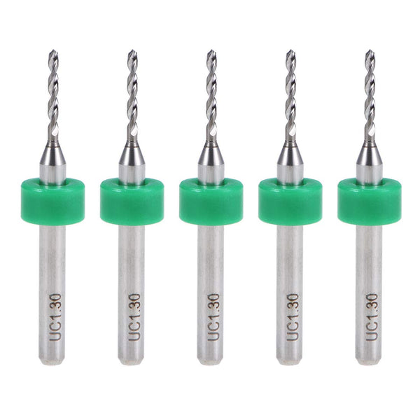 uxcell PCB Drill Bits, 1.3mm Tungsten Carbide Rotary Tool, Jewelry CNC Engraving Print Circuit Board Micro Drill Bits