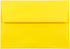JAM PAPER A8 Colored Invitation Envelopes - 50/Pack - 5 1/2 x 8 1/8 - Yellow Recycled