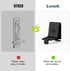 256P-ZC 14 Lenink Adjustable Pilaster Shelf Clip, Pcs Black Shelving Brackets Clips for Metal and Wood Shelving, Black