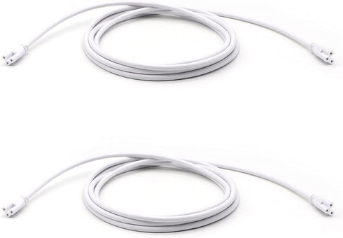 T5 T8 Extension Cords, 9ft 3-Prong Connector Cord for LED Tube Light, Pack of 2