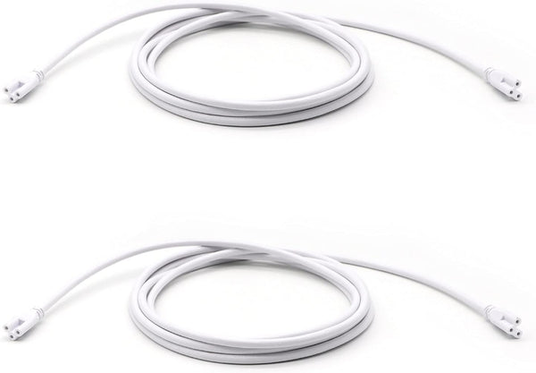 T5 T8 Extension Cords, 9ft 3-Prong Connector Cord for LED Tube Light, Pack of 2
