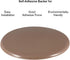 uxcell 80mm Wall Protectors - Self Adhesive Door Handle Bumper Guard Stopper Silicone, Brown, 2pcs
