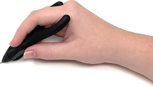 Ergosof Ballpoint Pen with Black Ink, Set of 4 Pens, Individually Packaged with Two Refills Per Pen