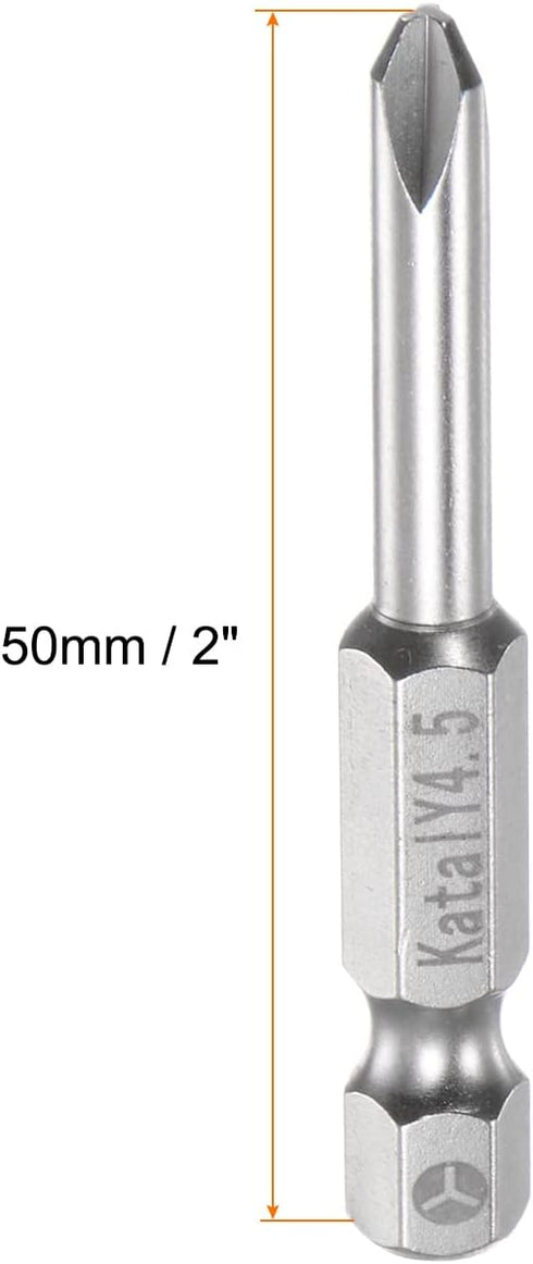 Y4.5 Tri-point Screwdriver Bit 1/4" Hex Shank 2" Length Magnetic Y Type Screw Driver Power Tool