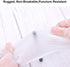 100 count UC Global Trade Inc Disposable Medical Vinyl Exam Gloves, Latex Free Powder Free, Food Safe, Cleaning Gloves