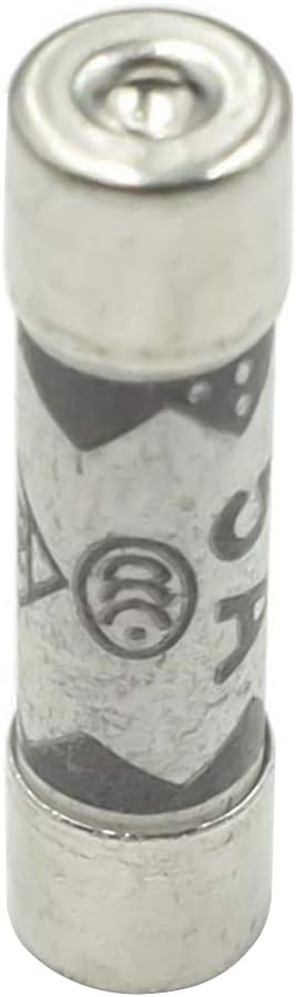 10Pcs 5A 250V Ceramic Fuse 6x25mm Fast Blow Tube for Power Strip, Experiment Circuit Appliance Repair