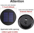 2.83 Outdoor-2 Pack 2.36 2.42 2.5 2.76 2.83 Solar Lights Replacement Parts for Lanterns: in Replacement Tops with Warm