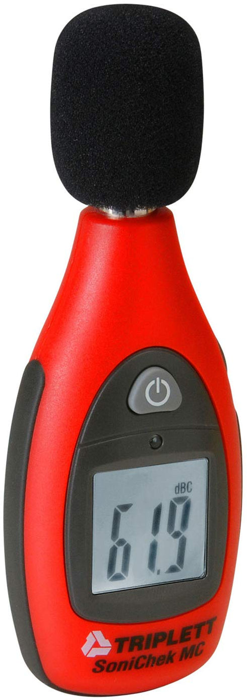Triplett TSC-MC1 SoniChek Compact Decibel Sound Level Meter for Home Theater and Alarm Systems, C Weighted Measurement