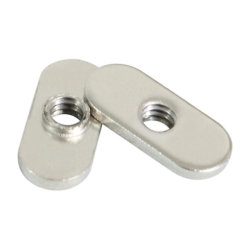 20 Packs 1/4"-20 Centered Hole Sliding T-Nuts for 10 Series T Track Extrusions, T Slot Accessories
