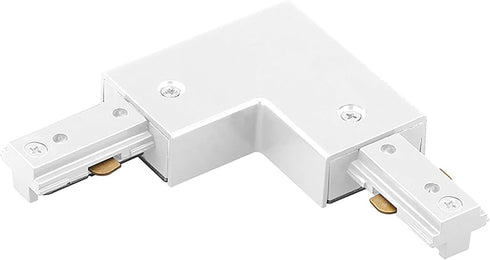 WAC Lighting, H Track Left L Connector in White