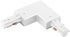 WAC Lighting, H Track Left L Connector in White