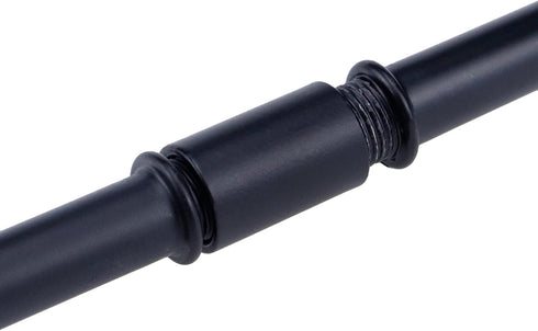 MY MIRONEY 4 Sets Straight Pipe Lamp Stem Kit with Connector M10, Black Lamp Rod Hardware, 7.87" Long