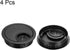 uxcell Cable Hole Cover 2.1Inch/53.5mm Zinc Alloy Desk Wire Cord Grommets for Cable Organizer, 4 Pcs Black