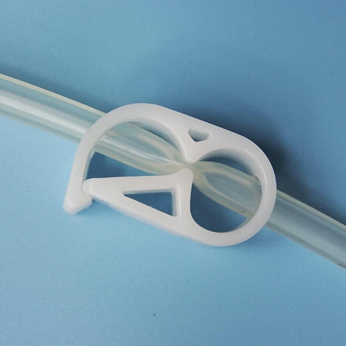 Plastic Tubing Clamps, Tube Clamp 0.196-0.314 Inch, Laboratory Pinch Valve Flow Control Hose Clamp (5pc Pack)