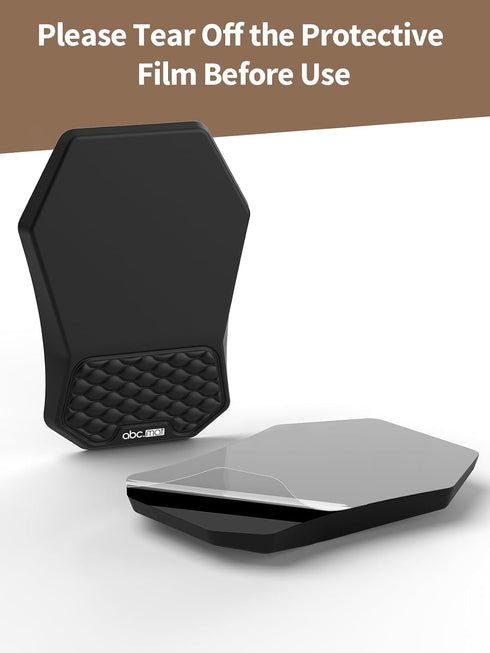abc.mat Set, Ergonomic Mouse Pad and Keyboard Wrist Rest Support Massage Design Mousepad for Carpal Tunnel Pain Relief