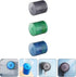 3pcs ABOOFAN Toilet Paper Holder Chrome Bathroom Tissue Storage Box Lid Random Color