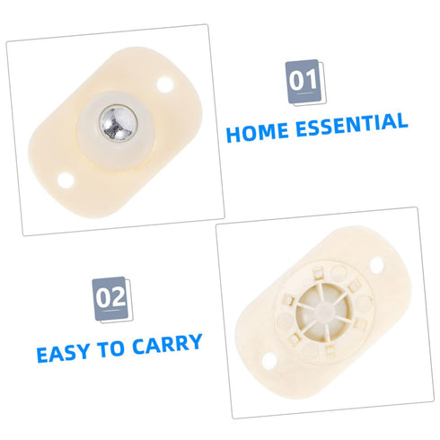 8pcs VICASKY Self-Adhesive Swivel Caster Wheels for Easy Movement of Furniture Cabinets and Flower Pots Convenient