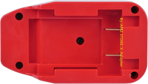 1x Adapter Fits Bauer 20v MAX Cordless Tools Compatible with Porter Cable 20 MAX Lithium Batteries, RED