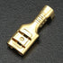 200 pcs Electrical Insulating Sleeve Wire Wrap Connector, Gold Female Spade Crimp Terminal 22 to 16 AWG