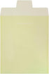 JAM PAPER Plastic Envelopes with Tuck Flap Closure - Letter Open End, Yellow, 12/Pack