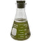 Corning Pyrex #4980-250, 250ml Narrow Mouth Erlenmeyer Flask with Rubber Stopper