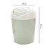 Kukyller Mini Trash Can, Reusable Plastic Tiny Desktop Waste Garbage Bin with Swing Lid for Living Room Coffee Table S