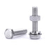1/4-20 x 1-1/2" Stainless Steel Hex Bolts - 10 Sets with Nuts and Washers, 304 SS 18-8