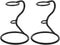 ARTIBETTER Metal Ice Cream Cone Holder Stand, Single Iron Egg Cone Display