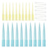 1500PCS Laboratory Universal Pipette Tips, 3 Sizes, Plastic Liquid Tips 10ul 200ul 1000ul