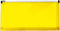 JAM PAPER Plastic Envelopes with Zip Closure, #10 Booklet Wallet, Yellow, 12/Pack