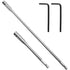 ISDVBUY 4 Packs Sets, 6 12 Inch, Drill Bit High-Carbon Steel Spade Drill Bits Extension Key and Wood Spade Bit