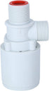 Automatic Float Valve, 3/4" Thread Water Level Control Valve, Plastic Vertical Liquid Level Control Sensor with Filter