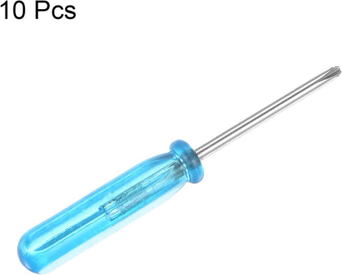 uxcell Mini Phillips Screwdriver, 1.6mm Cross Head, 45mm Length, 10 Pcs for Small Appliances Repair