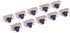 10Pcs 12mm Vertical Slide Switch SPDT 1P2T with 3 Pins PCB Panel for Arduino (Pack of 10)