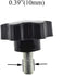 Hahiyo Hex Handle Threaded Knobs | Star Bump Shape M10 20mm Screw Length | Clamping Handgrip Nut Screw Combined Tightly