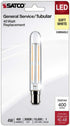 Satco 21861-4T6.5/LED/CL/930/120V/DC/1CD Tubular (S21861) Double Contact Bayonet Base Exit Light Bulb by Satco