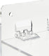 Okuna Outpost Acrylic Wall Mount Dispenser for Gloves, Shoe Covers, Hairnet Holder, Beard Nets Storage