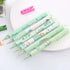 Tangseajiao 4 Set, Pcs Green Cute Mechanical Pencil Cartoon Refills Stationary Back to School Office Supplies