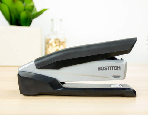 Bostitch Office Executive 3 in 1 Stapler, Includes 21 Staples, Integrated Staple Remover, Black/Gray (INP2)