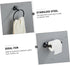 Set Retro Black Stainless Steel Towel Holder for Bathroom