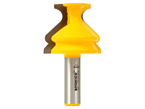 YONICO Router Bits Base Cap Molding 1-1/2-Inch 1/2-Inch Shank 16129