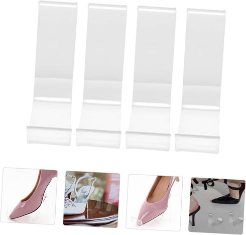 2pairs MAGICLULU High Heels Display Stand Shoe Rack for Mall Wall-Mounted Storage Holder