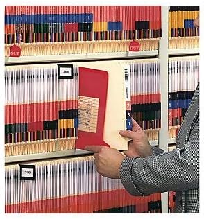 Smead End Tab Poly Out Guide, Two Pocket, Bottom Position Tab, Blue, Letter Size, 25 per Box (61951)