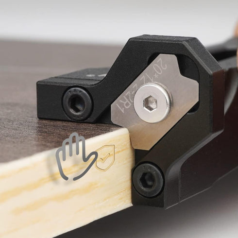 Chamfer Plane Edge Banding Trimmer, Edge Burr Scraper for Woodworking (R1)