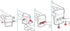 Trodat 6/4911 Pack 2 4911, 4911 4951, 4822, 4800, 4820 4846 Replacement Ink Pads - of - Black Ink - for Printy Typo
