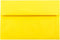 JAM PAPER A10 Colored Invitation Envelopes - 6 x 9 1/2 - Yellow Recycled - 50/Pack
