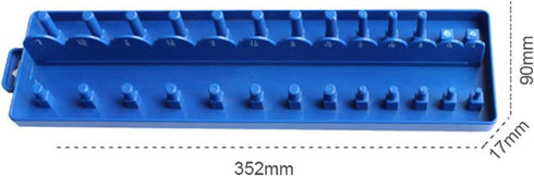 JISADER 3/8 Socket Organizer Tray Storage Holder Socket Rail Storage Holder Material Suitable for Professional