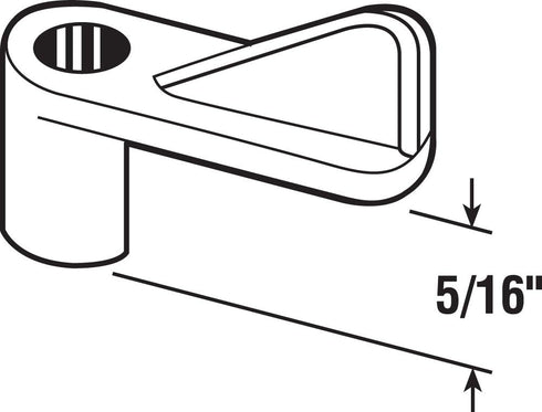 Prime-Line L 5832 5/16 In., Diecast Bronze Window Screen Clip (8 Pack)