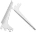 2Pcs 7.6" Single Track System Bracket Upright Bracket Shelf Bracket for Shelves Shelf Install, Bookshelf, Garden