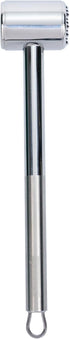 Restaurantware 10 in Stainless Steel Meat Tenderizer - German Standard Multi-Sided Meat